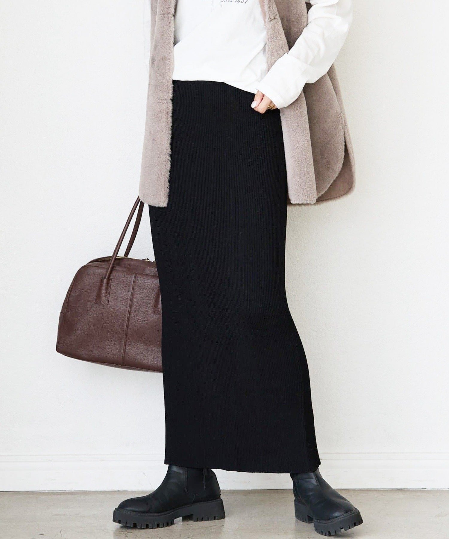 【リヴドロワ/RIVE DROITE】の【新色追加/マイナス3kg/レビュー高評価 】リブタイトスカート インテリア・キッズ・メンズ・レディースファッション・服の通販 founy(ファニー) ファッション Fashion レディースファッション Fashion for Women スカート Skirts インナー Innerwear ウェーブ Wavy Pattern 春 Spring ストレッチ Stretch, Stretchy Fabric ストレート Straight, Straight Cut スリット Slit, Slit Detail タイツ Tights, Legwear ポケット Pocket, Pocket Detail リブニット Rib Knit, Ribbed Knit ロング Long, Long-Length A/W・秋冬 Autumn/Winter S/S・春夏 SS, Spring/Summer, Warm Season 再入荷 Restock / Back in Stock おすすめ Recommended / Our Picks 夏 Summer ブラック|ID: prp329100004808402 ipo3291000000034893984