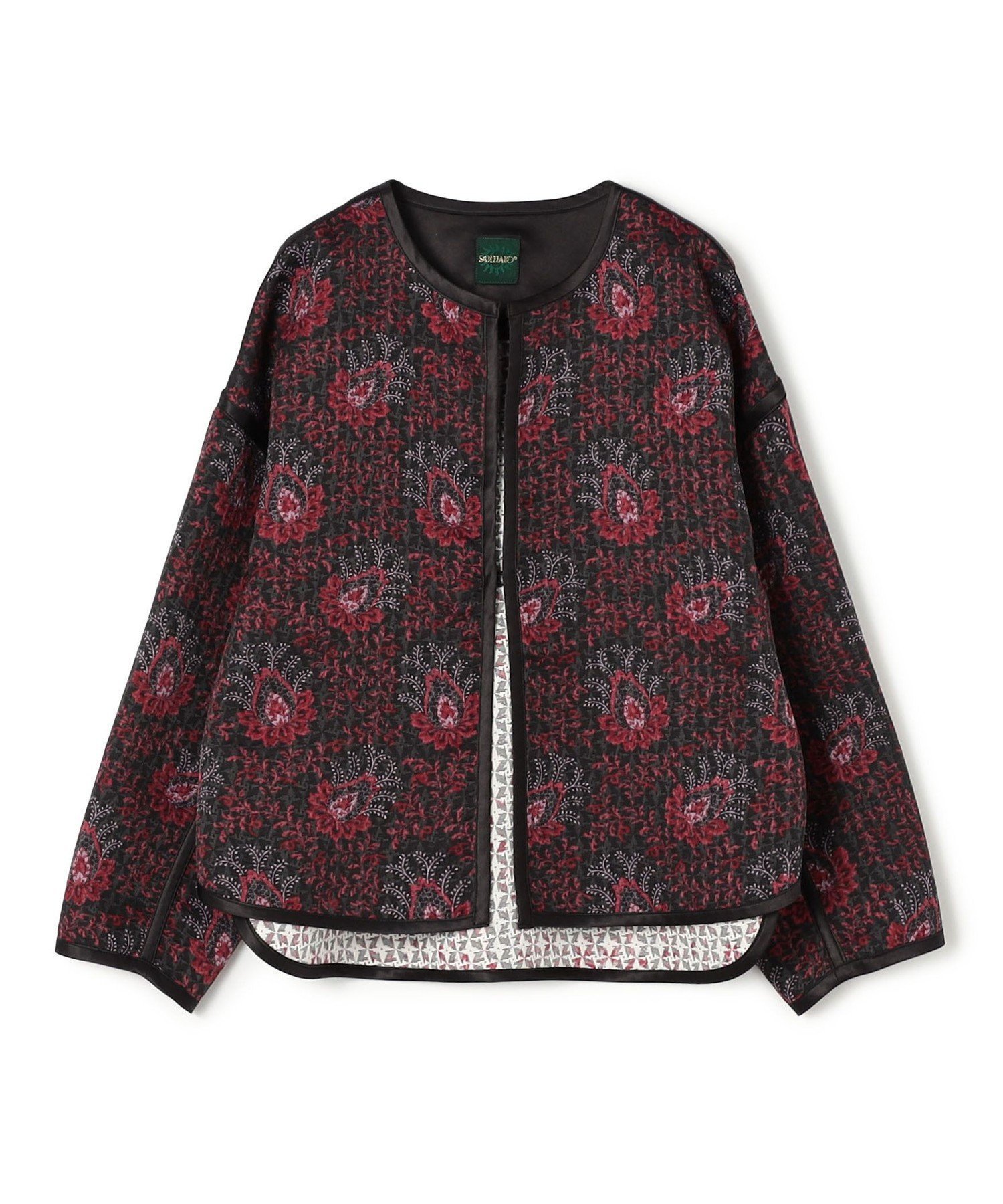 【トゥモローランド/TOMORROWLAND】のポリエステルプリント クルーネックブルゾン インテリア・キッズ・メンズ・レディースファッション・服の通販 founy(ファニー) ファッション Fashion レディースファッション Fashion for Women アウター Coat / Outerwear Collection ブルゾンジャケット・スポーティアウター Blouson Jackets バランス Balance, Style Balance ブルゾン Blouson, Bomber Jacket プリント Print, Printed Pattern 18 ブラック系|ID: prp329100004808413 ipo3291000000034894107