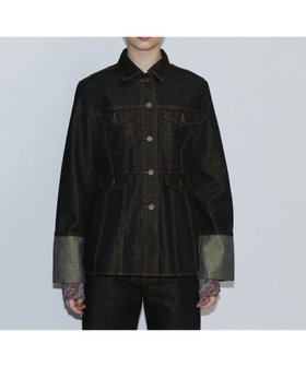 【ローズバッド/ROSE BUD】のラメデニムペプラムジャケット 人気、トレンドファッション・服の通販 founy(ファニー) ファッション Fashion レディースファッション Fashion for Women アウター Coat / Outerwear Collection レディースジャケット・軽アウター Jackets おすすめ Recommended / Our Picks コンパクト Compact, Small Size ジャケット Jacket, Outerwear セットアップ Set-Up, Coordinated Outfit デニム Denim, Jeans Material トレンド Trend, Trending Now バランス Balance, Style Balance フェミニン Feminine, Girly フレア Flare, Flared マニッシュ Mannish, Boyish |ID:prp329100004808427