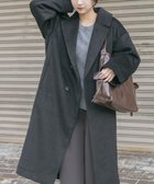 【アイテムズアーバンリサーチ/ITEMS URBAN RESEARCH】のウールブレンドビッグコート 人気、トレンドファッション・服の通販 founy(ファニー) ファッション Fashion レディースファッション Fashion for Women アウター Coat / Outerwear Collection コート・ロングコート・ピーコート Long Coats, Peacoats & More 2025年 2025 2025-2026秋冬・A/W Autumn/Winter 2025–26 AW25–26 冬 Winter / This Winter シンプル Simple, Minimal チェック Check, Plaid, Tartan ビッグ Big, Oversized ベーシック Basic, Essential エレガント 上品 Elegant A/W・秋冬 Autumn/Winter thumbnail BLK|ID: prp329100004808431 ipo3291000000034894298