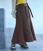 【ハレ/HARE】のレオパードマーメイドスカート 人気、トレンドファッション・服の通販 founy(ファニー) ファッション Fashion レディースファッション Fashion for Women スカート Skirts おすすめ Recommended / Our Picks ウェーブ Wavy Pattern ショート Short, Short Length スウェット / スエット Sweatshirt, Sweatwear ストレート Straight, Straight Cut チュニック Tunic, Long Top トレンド Trend, Trending Now マーメイド Mermaid, Fishtail Silhouette レオパード Leopard, Animal Print ロング Long, Long-Length 今季 This Season, Current Season 切替 Switching, Contrast Panel 無地 Plain, Solid Color thumbnail ブラウン52|ID: prp329100004808436 ipo3291000000034894337