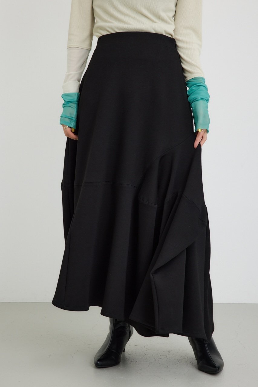 【アズール バイ マウジー/AZUL by moussy】の【PLUS】パネルイレギュラーヘムスカート インテリア・キッズ・メンズ・レディースファッション・服の通販 founy(ファニー) ファッション Fashion レディースファッション Fashion for Women スカート Skirts おすすめ Recommended / Our Picks イレギュラー Irregular Design シンプル Simple, Minimal セットアップ Set-Up, Coordinated Outfit ランダム Random, Irregular BLK|ID: prp329100004808438 ipo3291000000034894351