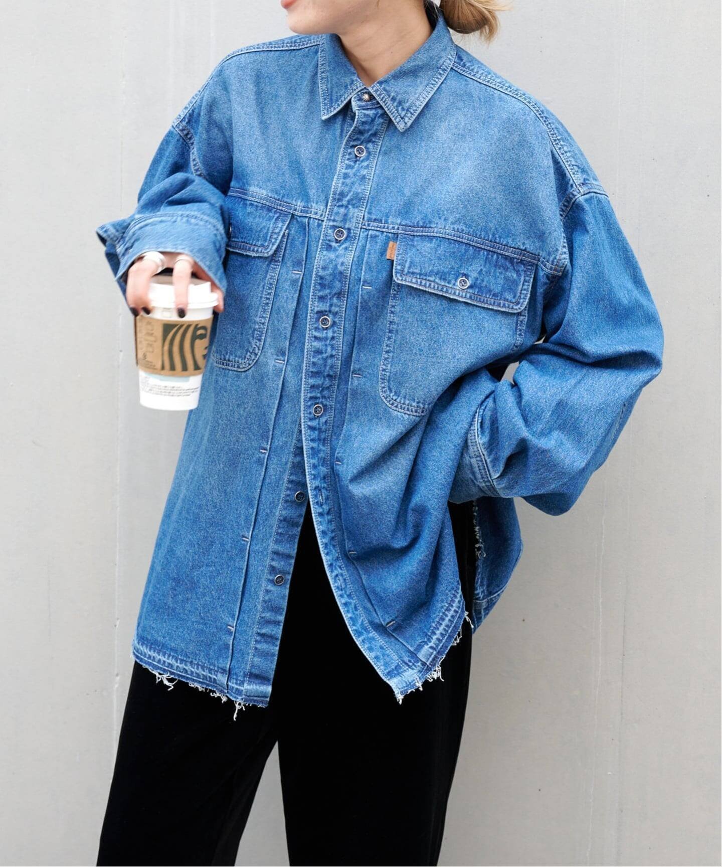 【アウトドアプロダクツ ユージュアルシングス/OUTDOOR PRODUCTS Usual Things】の≪ 追加3≫ULTデニムワーカーシャツ インテリア・キッズ・メンズ・レディースファッション・服の通販 founy(ファニー) ファッション Fashion レディースファッション Fashion for Women トップス・カットソー Cut & Sew Tops シャツ・ブラウス・オフィスカジュアル Elegant Blouses & Button-Ups インナー Innerwear ヴィンテージ Vintage Style ジャケット Jacket, Outerwear ダンガリー Dungaree, Chambray デニム Denim, Jeans Material 定番 Standard, Basic Item ミックス Mix, Mixed Style ワーク Workwear, Utility Style エレガント 上品 Elegant ブルー A|ID: prp329100004808441 ipo3291000000034894361