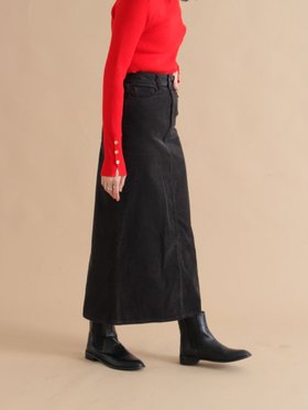 【サマンサモスモス/Samansa Mos2】のコーデュロイロングスカート 人気、トレンドファッション・服の通販 founy(ファニー) ファッション Fashion レディースファッション Fashion for Women スカート Skirts ロングスカート Long Skirts / Maxi & Midi Skirts コーデュロイ Corduroy, Cord Fabric シンプル Simple, Minimal タンク Tank Top, Sleeveless Top ロング Long, Long-Length |ID:prp329100004808443