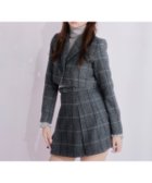 【レディアゼル/REDYAZEL】の【セットアップ可能】ヘリンボーンチェックタックミニスカート 人気、トレンドファッション・服の通販 founy(ファニー) ファッション Fashion レディースファッション Fashion for Women セットアップ Matching Sets スカート・ミニ/ミディ/マキシ Skirts / Mini, Midi & Maxi Skirts スカート Skirts ミニスカート Mini Skirts おすすめ Recommended / Our Picks セットアップ Set-Up, Coordinated Outfit チェック Check, Plaid, Tartan ミニスカート Mini Skirt, Short Skirt ロング Long, Long-Length A/W・秋冬 Autumn/Winter thumbnail グレー|ID: prp329100004808498 ipo3291000000034895021