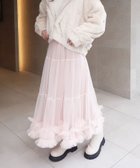 【コーナーズ/CORNERS】のチュールティアードスカート 人気、トレンドファッション・服の通販 founy(ファニー) ファッション Fashion レディースファッション Fashion for Women スカート Skirts ティアードスカート Tiered Skirts チュール Tulip, Tulip Motif フリル Frill, Ruffle thumbnail ピンク|ID: prp329100004808503 ipo3291000000034895078