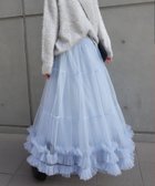 【コーナーズ/CORNERS】のチュールティアードスカート 人気、トレンドファッション・服の通販 founy(ファニー) ファッション Fashion レディースファッション Fashion for Women スカート Skirts ティアードスカート Tiered Skirts チュール Tulip, Tulip Motif フリル Frill, Ruffle thumbnail サックス|ID: prp329100004808503 ipo3291000000034895080