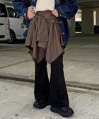 【シーピーシーエム/CPCM】のチェック巻きミニスカート 人気、トレンドファッション・服の通販 founy(ファニー) ファッション Fashion レディースファッション Fashion for Women スカート Skirts ミニスカート Mini Skirts アシンメトリー Asymmetrical Style シンプル Simple, Minimal チェック Check, Plaid, Tartan デニム Denim, Jeans Material トレンド Trend, Trending Now フレア Flare, Flared ミニスカート Mini Skirt, Short Skirt thumbnail グリーン|ID: prp329100004808518 ipo3291000000034895248