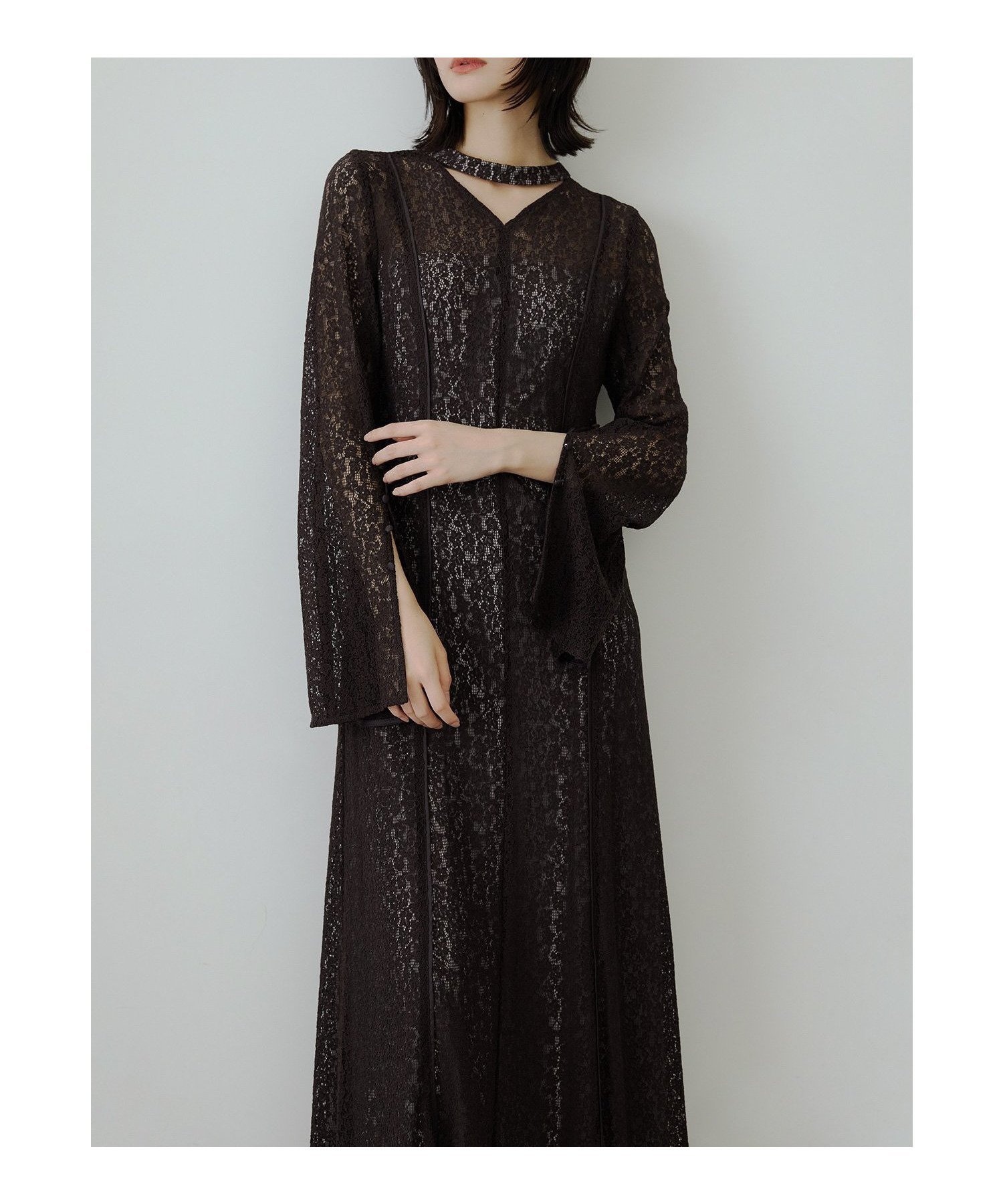 【ビーフラット/bflat】のスウィッチングレースドレス パーティードレス オケージョンドレス 結婚式 二次会 インテリア・キッズ・メンズ・レディースファッション・服の通販 founy(ファニー) ファッション Fashion レディースファッション Fashion for Women ワンピース Dresses フォーマル・パーティードレス・結婚式用ドレス Elegant & Casual Dresses カッティング Cutting Detail スリット Slit, Slit Detail ドレス Dress, One-Piece パイピング Piping, Trim Design おすすめ Recommended / Our Picks 結婚式 Wedding 披露宴 Wedding Reception 二次会 After Party ブラウン|ID: prp329100004808552 ipo3291000000034895533