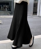 【ミニミニストア/miniministore】のプリーツスカートフレアニットスカート秋冬 ブラック|ID: prp329100004808560 ipo3291000000035256928