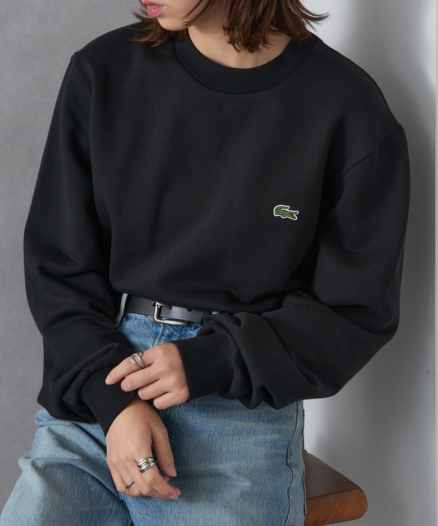 【カセットチャート/Cassette Chart】のLACOSTE/ラウンドネックリブプルオーバースウェット SH9801 ラコステ インテリア・キッズ・メンズ・レディースファッション・服の通販 founy(ファニー) ファッション Fashion レディースファッション Fashion for Women トップス・カットソー Cut & Sew Tops レディースパーカー・カジュアルフーディー Casual Hoodies & Sweatshirts カジュアルプルオーバー・ニットトップス Pullovers & Knit Tops / Casual Pullovers スウェット・クルーネックトップス Sweatshirts & Crewnecks / Relaxed Fit Sweat Tops キャップ Cap, Baseball Cap コンパクト Compact, Small Size シンプル Simple, Minimal デニム Denim, Jeans Material トレンド Trend, Trending Now ハーフ Half, Half-Length フランス France, French フレンチ French, French Style プレミアム Premium, High-End ポロシャツ Polo Shirt, Collared Tee メンズ Men's, Menswear 再入荷 Restock / Back in Stock おすすめ Recommended / Our Picks スーツケース キャリーケース Suitcase / Carry Case BLK|ID: prp329100004808567 ipo3291000000034895931