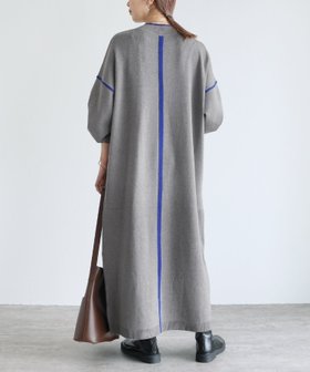 【レカ/reca】の配色ラインニットワンピース(dec-ch-2030) reca レカ 人気、トレンドファッション・服の通販 founy(ファニー) ファッション Fashion レディースファッション Fashion for Women ワンピース Dresses ニットワンピース Knit Dresses アクセサリー Fashion Accessories キャップ Cap, Baseball Cap シンプル Simple, Minimal スニーカー Sneakers, Trainers スリーブ Sleeve, Long Sleeve / Short Sleeve センター Center, Center Line デニム Denim, Jeans Material プリーツ Pleats, Pleated ミラノリブ Milano Rib, Milano Stitch ロング Long, Long-Length 楽ちん Easy Fit, Comfortable |ID:prp329100004808568