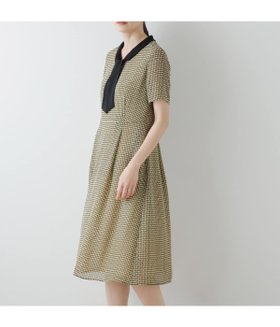 【ニューヨーカー/NEWYORKER】のスクエアリングプリント 半袖ボウタイワンピース 人気、トレンドファッション・服の通販 founy(ファニー) ファッション Fashion レディースファッション Fashion for Women ワンピース Dresses 秋 Autumn サンダル Sandals, Summer Shoes ジャケット Jacket, Outerwear ジョーゼット Georgette, Semi-Sheer Fabric ポケット Pocket, Pocket Detail 半袖 Short Sleeve, Half Sleeve 無地 Plain, Solid Color A/W・秋冬 Autumn/Winter エレガント 上品 Elegant ビジネス 仕事 通勤 Business / Work / Commuting |ID:prp329100004808587