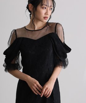 【プールヴー/PourVous】のオフショル風総レースドレス 結婚式 パーティードレス オケージョンドレス 人気、トレンドファッション・服の通販 founy(ファニー) ファッション Fashion レディースファッション Fashion for Women ワンピース Dresses フォーマル・パーティードレス・結婚式用ドレス Elegant & Casual Dresses エレガント 上品 Elegant シンプル Simple, Minimal チュール Tulip, Tulip Motif デコルテ Décolleté, Neckline トレンド Trend, Trending Now ドレス Dress, One-Piece レース Lace, Lace Fabric おすすめ Recommended / Our Picks セレモニー Ceremony 結婚式 Wedding 二次会 After Party |ID:prp329100004808593