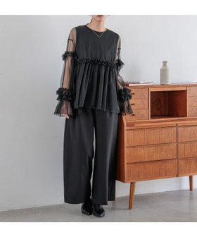 【ローリーズファーム/LOWRYS FARM】 【オケージョン】ベルトオールインワンセット人気、トレンドファッション・服の通販 founy(ファニー) ファッション Fashion レディースファッション Fashion for Women ワンピース Dresses オールインワン・ワンピース Dresses and Jumpsuits ベルト&ウエストマーク Belts & Waist Accessories エアリー Airy Texture エレガント 上品 Elegant オケージョン Occasion Wear スリーブ Sleeve, Long Sleeve / Short Sleeve フリル Frill, Ruffle |ID:prp329100004808596