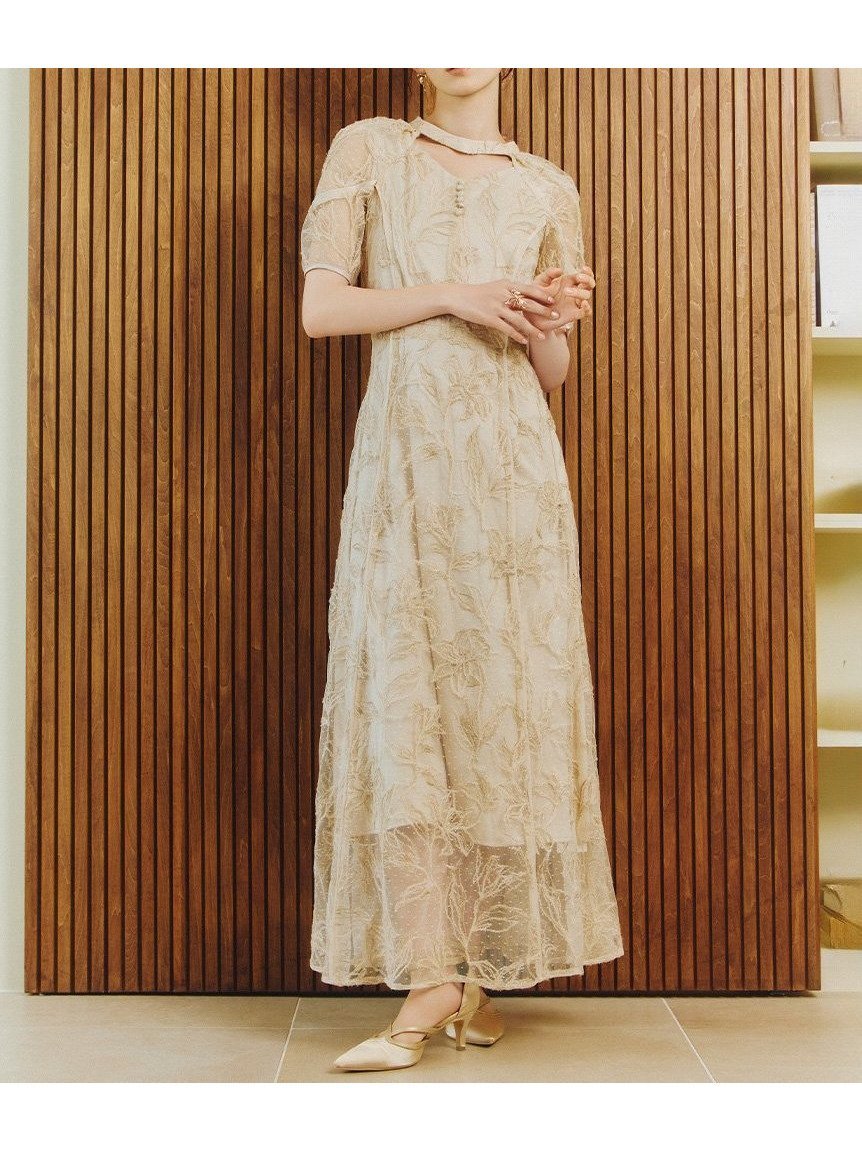 【リリーブラウン/Lily Brown】のチュールエンブロイダリードレス インテリア・キッズ・メンズ・レディースファッション・服の通販 founy(ファニー) 　ファッション　Fashion　レディースファッション　Fashion for Women　ワンピース　Dresses　フォーマル・パーティードレス・結婚式用ドレス　Elegant & Casual Dresses　スマート　Smart, Elegant　チュール　Tulip, Tulip Motif　ドレス　Dress, One-Piece　モチーフ　Motif, Design Theme　リュクス　Luxury, Elegant, High-End, Chic　人気　Popular, Best Seller　PBEG[036]|ID: prp329100004808603 ipo3291000000034896660