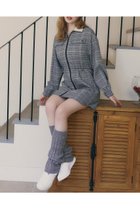 【リエンダ/rienda】の【一部店舗・WEB限定】【RIENDA GOLF】グレンチェックドロストワンピース 人気、トレンドファッション・服の通販 founy(ファニー) ファッション Fashion レディースファッション Fashion for Women ワンピース Dresses インナー Innerwear コーデュロイ Corduroy, Cord Fabric チェック Check, Plaid, Tartan トレンド Trend, Trending Now ドローコード Drawcord, Drawstring Cord 長袖 Long Sleeve, Full Sleeve ポケット Pocket, Pocket Detail ラウンド Round, Round Neck ワーク Workwear, Utility Style 再入荷 Restock / Back in Stock おすすめ Recommended / Our Picks エレガント 上品 Elegant ゴルフ Golf thumbnail BLK|ID: prp329100004808605 ipo3291000000034896669