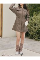 【リエンダ/rienda】の【一部店舗・WEB限定】【RIENDA GOLF】グレンチェックドロストワンピース 人気、トレンドファッション・服の通販 founy(ファニー) ファッション Fashion レディースファッション Fashion for Women ワンピース Dresses インナー Innerwear コーデュロイ Corduroy, Cord Fabric チェック Check, Plaid, Tartan トレンド Trend, Trending Now ドローコード Drawcord, Drawstring Cord 長袖 Long Sleeve, Full Sleeve ポケット Pocket, Pocket Detail ラウンド Round, Round Neck ワーク Workwear, Utility Style 再入荷 Restock / Back in Stock おすすめ Recommended / Our Picks エレガント 上品 Elegant ゴルフ Golf thumbnail BRN|ID: prp329100004808605 ipo3291000000034896670