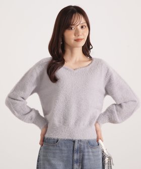 【プロポーション ボディドレッシング/PROPORTION BODY DRESSING】のミニシャギーハートネックニット 25AW 人気、トレンドファッション・服の通販 founy(ファニー) ファッション Fashion レディースファッション Fashion for Women トップス・カットソー Cut & Sew Tops ニット Knit Tops & Sweaters 2025年 2025 2025-2026秋冬・A/W Autumn/Winter 2025–26 AW25–26 おすすめ Recommended / Our Picks デコルテ Décolleté, Neckline 冬 Winter / This Winter |ID:prp329100004808613
