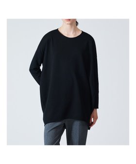 【マーコート/MARcourt】のmizuiro ind クルーネックコクーンプルオーバー 人気、トレンドファッション・服の通販 founy(ファニー) ファッション Fashion レディースファッション Fashion for Women トップス・カットソー Cut & Sew Tops カジュアルプルオーバー・ニットトップス Pullovers & Knit Tops / Casual Pullovers おすすめ Recommended / Our Picks なめらか Smooth, Silky Texture コクーン Cocoon, Cocoon Silhouette ストレッチ Stretch, Stretchy Fabric セットアップ Set-Up, Coordinated Outfit ポケット Pocket, Pocket Detail 人気 Popular, Best Seller 今季 This Season, Current Season 無地 Plain, Solid Color 秋 Autumn 長袖 Long Sleeve, Full Sleeve |ID:prp329100004808861