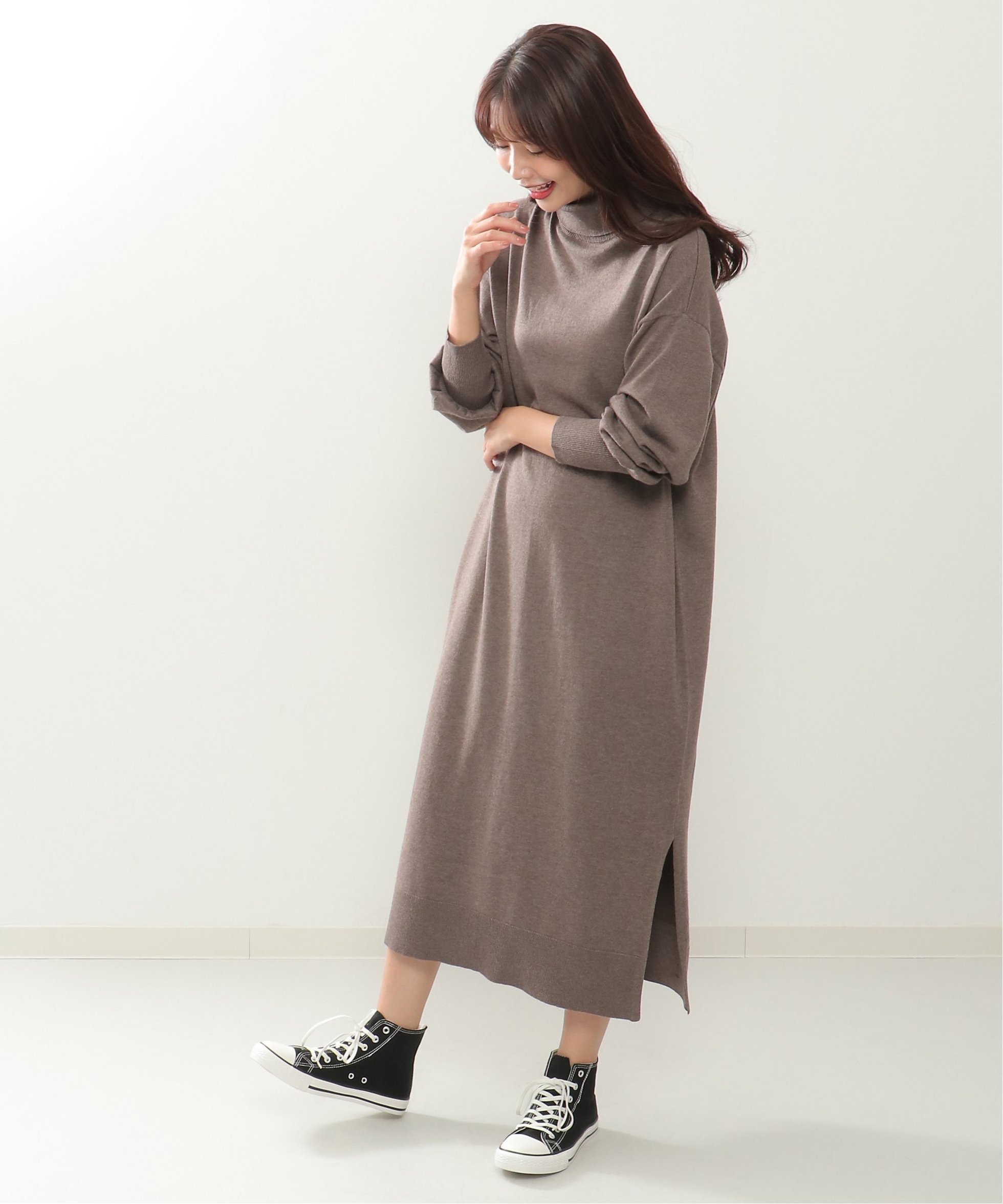 【イッカ/ikka】のタートルニットスリットワンピース インテリア・キッズ・メンズ・レディースファッション・服の通販 founy(ファニー) ファッション Fashion レディースファッション Fashion for Women ワンピース Dresses おすすめ Recommended / Our Picks カフス Cuff Design スキニー Skinny, Slim Fit スリット Slit, Slit Detail ワイド Wide, Wide Fit 人気 Popular, Best Seller 今季 This Season, Current Season 秋 Autumn コーヒー|ID: prp329100004808874 ipo3291000000034899985