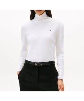 【トミーヒルフィガー/TOMMY HILFIGER】の1X1 リブパフスリーブロールネックロングスリーブTシャツ 人気、トレンドファッション・服の通販 founy(ファニー) ファッション Fashion レディースファッション Fashion for Women トップス・カットソー Cut & Sew Tops シャツ・ブラウス・オフィスカジュアル Elegant Blouses & Button-Ups ロングTシャツ・Tシャツ Longline T-Shirts & Tees アメリカン American Style ギャザー Gathered, Ruffled クラシック Classic, Timeless Style ゴルフ Golf シンプル Simple, Minimal スリーブ Sleeve, Long Sleeve / Short Sleeve デニム Denim, Jeans Material モダン Modern, Contemporary ルーズ Loose, Oversized 人気 Popular, Best Seller 定番 Standard, Basic Item |ID:prp329100004808875