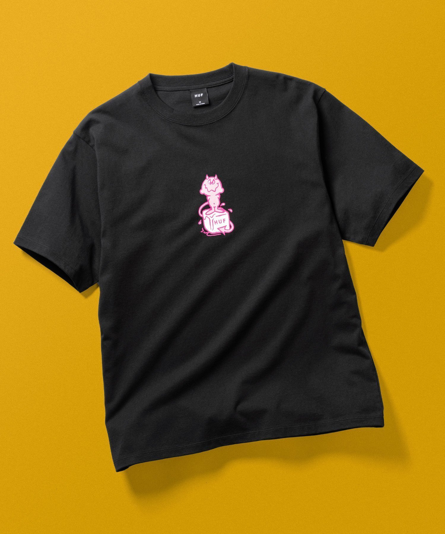 【ハフ/HUF】のMELT TEE / HUF ハフ Tシャツ 半袖 インテリア・キッズ・メンズ・レディースファッション・服の通販 founy(ファニー) 　ファッション　Fashion　レディースファッション　Fashion for Women　トップス・カットソー　Cut & Sew Tops　シャツ・ブラウス・オフィスカジュアル　Elegant Blouses & Button-Ups　ロングTシャツ・Tシャツ　Longline T-Shirts & Tees　半袖　Short Sleeve, Half Sleeve　BLACK|ID: prp329100004808879 ipo3291000000034900051