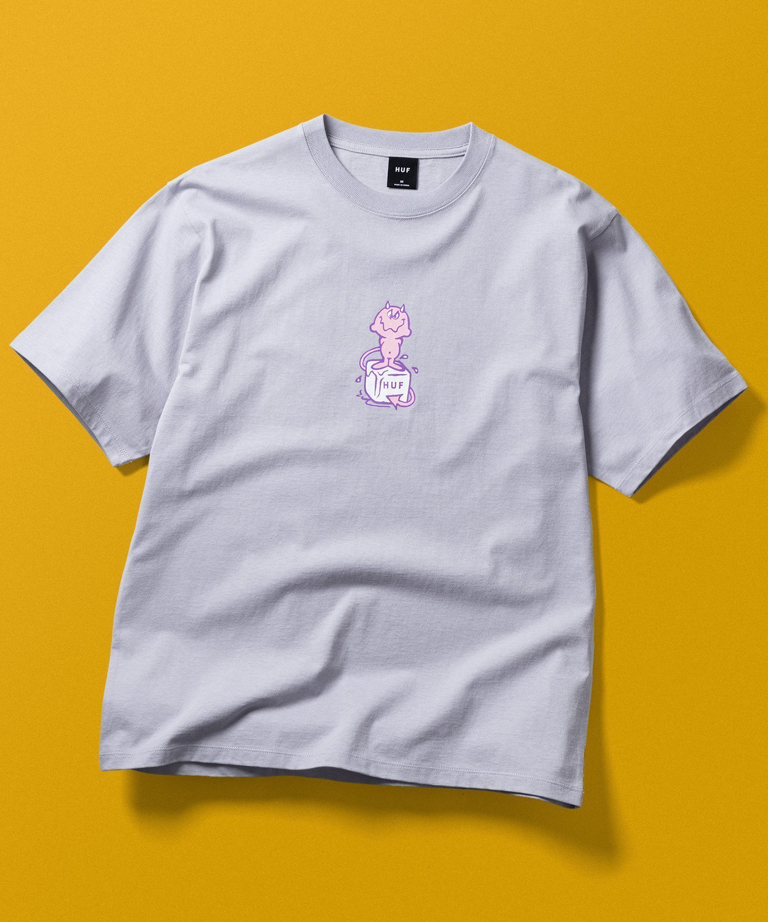 【ハフ/HUF】のMELT TEE / HUF ハフ Tシャツ 半袖 インテリア・キッズ・メンズ・レディースファッション・服の通販 founy(ファニー) 　ファッション　Fashion　レディースファッション　Fashion for Women　トップス・カットソー　Cut & Sew Tops　シャツ・ブラウス・オフィスカジュアル　Elegant Blouses & Button-Ups　ロングTシャツ・Tシャツ　Longline T-Shirts & Tees　半袖　Short Sleeve, Half Sleeve　DUST PURPLE|ID: prp329100004808879 ipo3291000000034900054