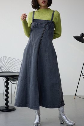 【アズール バイ マウジー/AZUL by moussy】のAZUL DENIM ダブルウエストキャミワンピース 人気、トレンドファッション・服の通販 founy(ファニー) ファッション Fashion レディースファッション Fashion for Women ワンピース Dresses キャミソールワンピース Camisole Dresses おすすめ Recommended / Our Picks アシンメトリー Asymmetrical Style シャーリング Shirring, Ruched ストレッチ Stretch, Stretchy Fabric デニム Denim, Jeans Material トレンド Trend, Trending Now フレア Flare, Flared フロント Front, Front Design ラップ Wrap, Wrap Design |ID:prp329100004808882