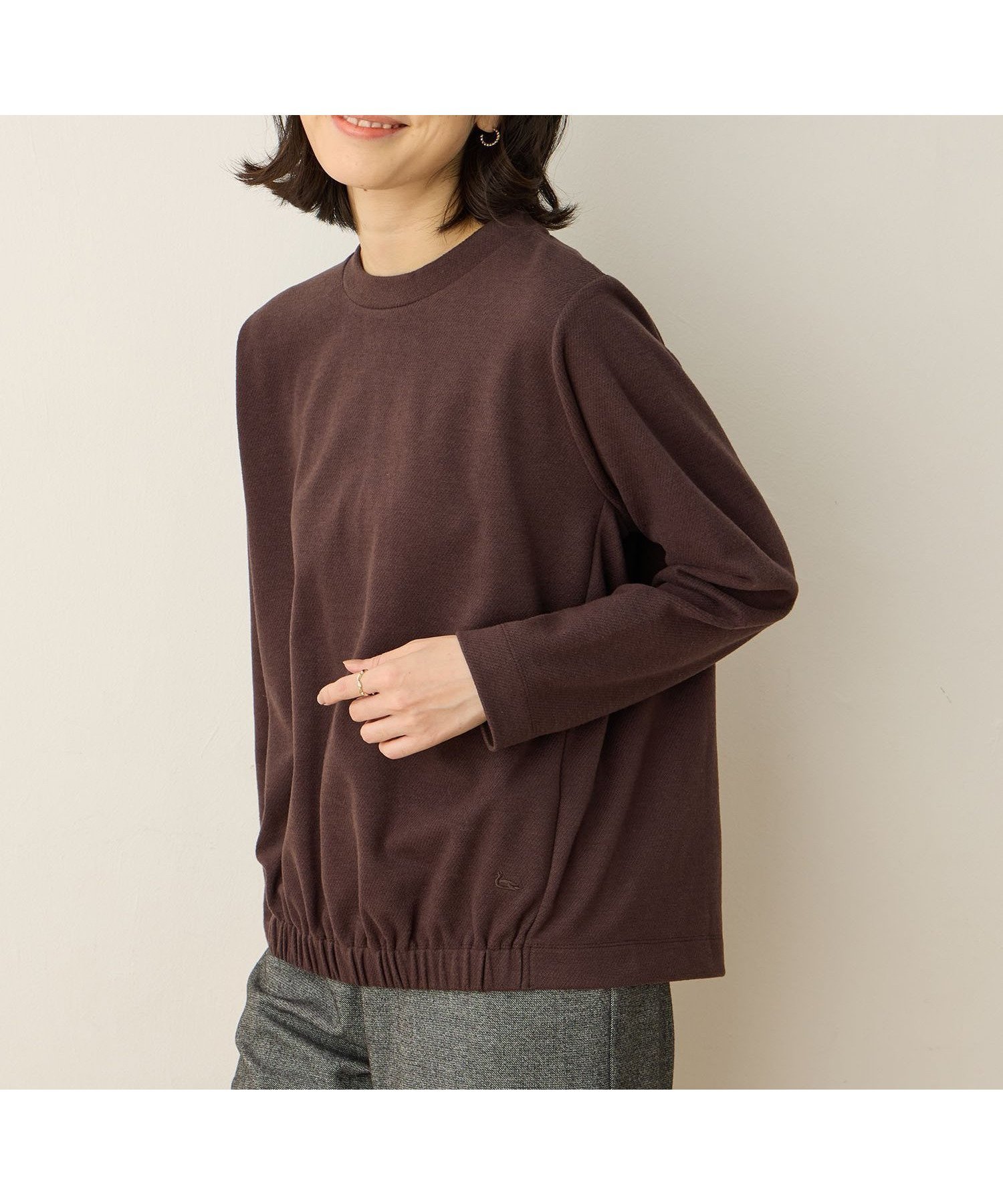 【デコイ/DECOY Since1981】のギャザープルオーバー インテリア・キッズ・メンズ・レディースファッション・服の通販 founy(ファニー) 　ファッション　Fashion　レディースファッション　Fashion for Women　トップス・カットソー　Cut & Sew Tops　カジュアルプルオーバー・ニットトップス　Pullovers & Knit Tops / Casual Pullovers　ギャザー　Gathered, Ruffled　ブラウン|ID: prp329100004808931 ipo3291000000034900465