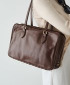 【ラシット/russet】のレザーボストンバッグ 人気、トレンドファッション・服の通販 founy(ファニー) ファッション Fashion レディースファッション Fashion for Women バッグ Bags シンプル Simple, Minimal ダブル Double, Double-Breasted フェミニン Feminine, Girly フォルム Silhouette, Form ベーシック Basic, Essential ボストンバッグ Boston Bag, Retro Bag ポケット Pocket, Pocket Detail 日本製 Made In Japan エレガント 上品 Elegant ビジネス 仕事 通勤 Business / Work / Commuting 2025年 2025 2025-2026秋冬・A/W Autumn/Winter 2025–26 AW25–26 thumbnail ダークブラウン|ID: prp329100004808933 ipo3291000000034900509