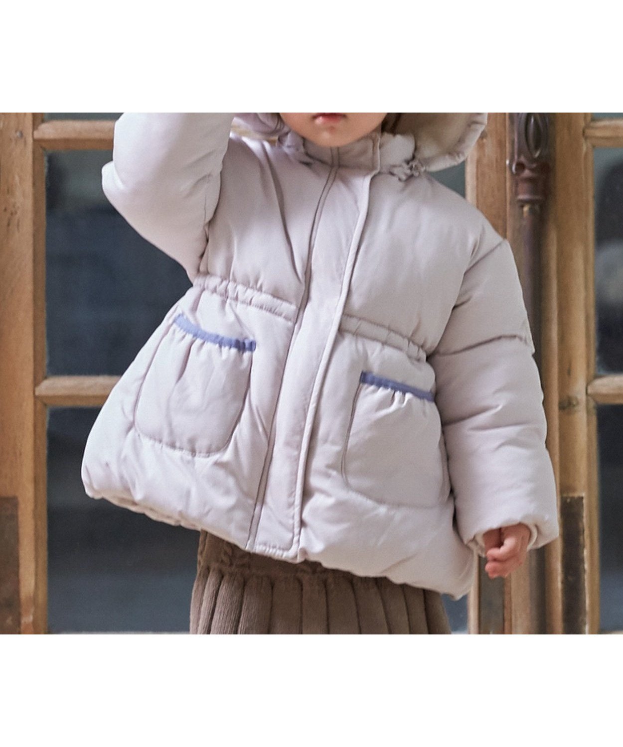 【ナルミヤ オンライン/NARUMIYA ONELINE / KIDS】の【洗える】もこもこウサギ中綿ジャケット 人気、トレンドファッション・服の通販 founy(ファニー) ファッション Fashion キッズファッション Fashion for Kids アウター Coat Outerwear /Kids ジャケット Jacket, Outerwear ポケット Pocket, Pocket Detail エレガント 上品 Elegant 洗える Machine Washable other-1|ID: prp329100004808937 ipo3291000000034900560