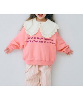 【エフオー オンラインストア/F.O.Online Store / KIDS】のイロチ買いしたいスプリングロゴトレーナー 人気、トレンドファッション・服の通販 founy(ファニー) ファッション Fashion キッズファッション Fashion for Kids ベーシック Basic, Essential 春 Spring |ID:prp329100004808955