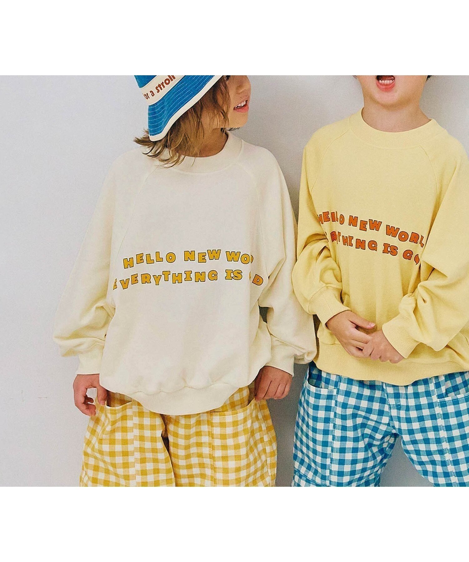 【エフオー オンラインストア/F.O.Online Store / KIDS】のイロチ買いしたいスプリングロゴトレーナー インテリア・キッズ・メンズ・レディースファッション・服の通販 founy(ファニー) ファッション Fashion キッズファッション Fashion for Kids ベーシック Basic, Essential 春 Spring オフホワイト|ID: prp329100004808955 ipo3291000000034900744