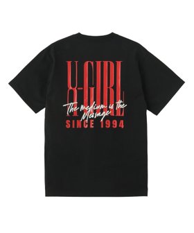 【エックスガール/X-girl】のVERTICAL LOGO S/S TEE X-girl 人気、トレンドファッション・服の通販 founy(ファニー) ファッション Fashion レディースファッション Fashion for Women グラフィック Graphic, Graphic Design デニム Denim, Jeans Material ビッグ Big, Oversized プリント Print, Printed Pattern ラバー Rubber, Rubber Sole 半袖 Short Sleeve, Half Sleeve 夏 Summer 定番 Standard, Basic Item S/S・春夏 SS, Spring/Summer, Warm Season |ID:prp329100004808960