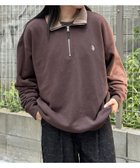 【シーピーシーエム/CPCM】の【U.S. POLO ASSN.】裏毛ハーフジッププルオーバー 人気、トレンドファッション・服の通販 founy(ファニー) ファッション Fashion レディースファッション Fashion for Women トップス・カットソー Cut & Sew Tops カジュアルプルオーバー・ニットトップス Pullovers & Knit Tops / Casual Pullovers イタリア Italy 秋 Autumn 腕時計 Wristwatch コレクション Collection, Seasonal Line ショルダー Shoulder, Shoulder Strap スウェット / スエット Sweatshirt, Sweatwear トレンド Trend, Trending Now ドロップ Drop Shoulder, Dropped Style メンズ Men's, Menswear ロング Long, Long-Length A/W・秋冬 Autumn/Winter thumbnail ブラウン|ID: prp329100004808974 ipo3291000000034900902