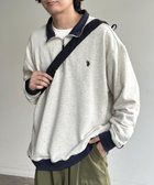 【シーピーシーエム/CPCM】の【U.S. POLO ASSN.】裏毛ハーフジッププルオーバー 人気、トレンドファッション・服の通販 founy(ファニー) ファッション Fashion レディースファッション Fashion for Women トップス・カットソー Cut & Sew Tops カジュアルプルオーバー・ニットトップス Pullovers & Knit Tops / Casual Pullovers イタリア Italy 秋 Autumn 腕時計 Wristwatch コレクション Collection, Seasonal Line ショルダー Shoulder, Shoulder Strap スウェット / スエット Sweatshirt, Sweatwear トレンド Trend, Trending Now ドロップ Drop Shoulder, Dropped Style メンズ Men's, Menswear ロング Long, Long-Length A/W・秋冬 Autumn/Winter thumbnail グレーその他1|ID: prp329100004808974 ipo3291000000034900907