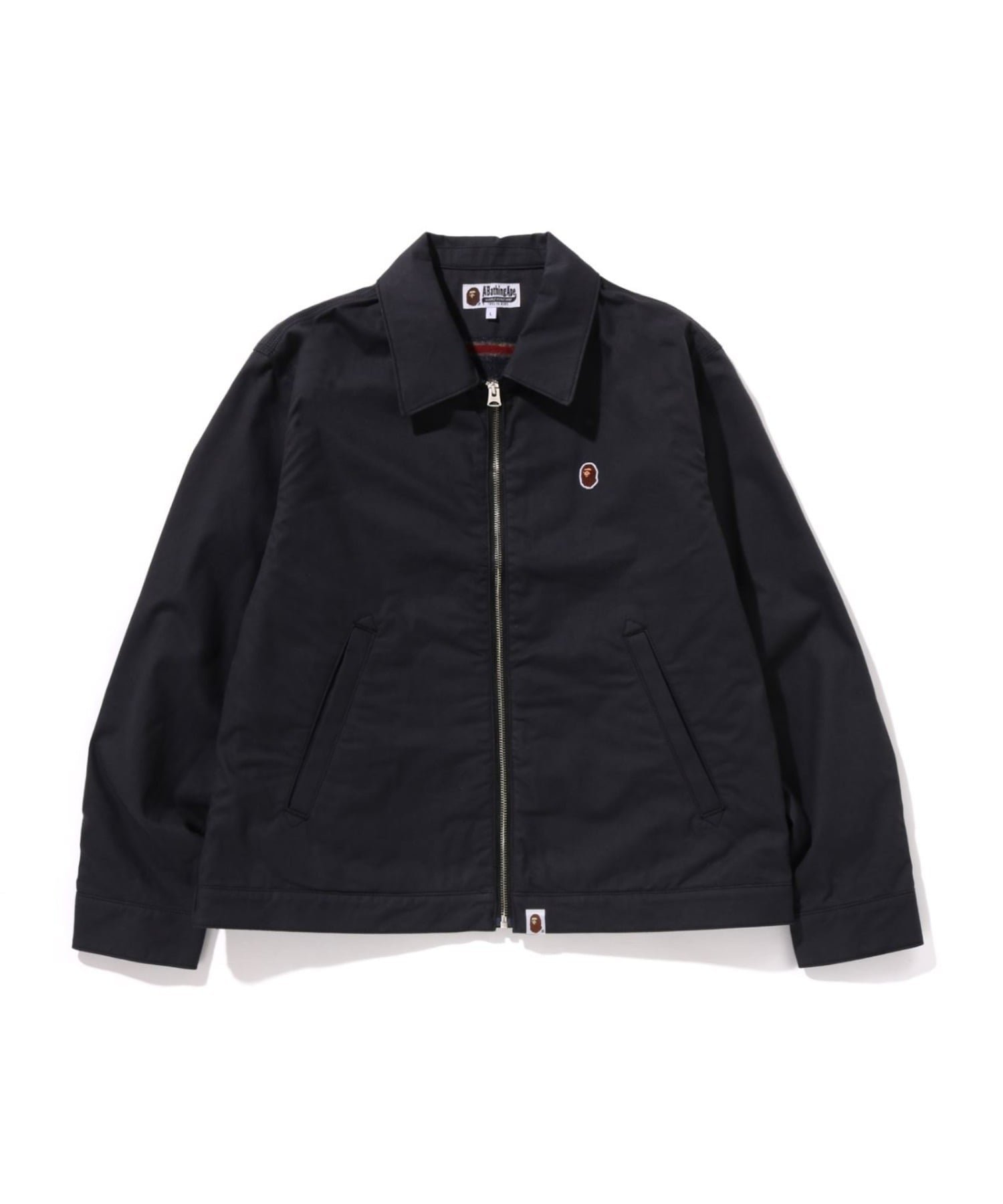 【アベイシングエイプ/A BATHING APE / MEN】のBAPE WORK JACKET M インテリア・キッズ・メンズ・レディースファッション・服の通販 founy(ファニー) 　ファッション　Fashion　メンズファッション　Fashion for Men　ジャケット　Jacket, Outerwear　ブランケット　Blanket, Throw Blanket　ボーダー　Border, Stripe　ワーク　Workwear, Utility Style　CHARCOAL|ID: prp329100004808979 ipo3291000000034900934