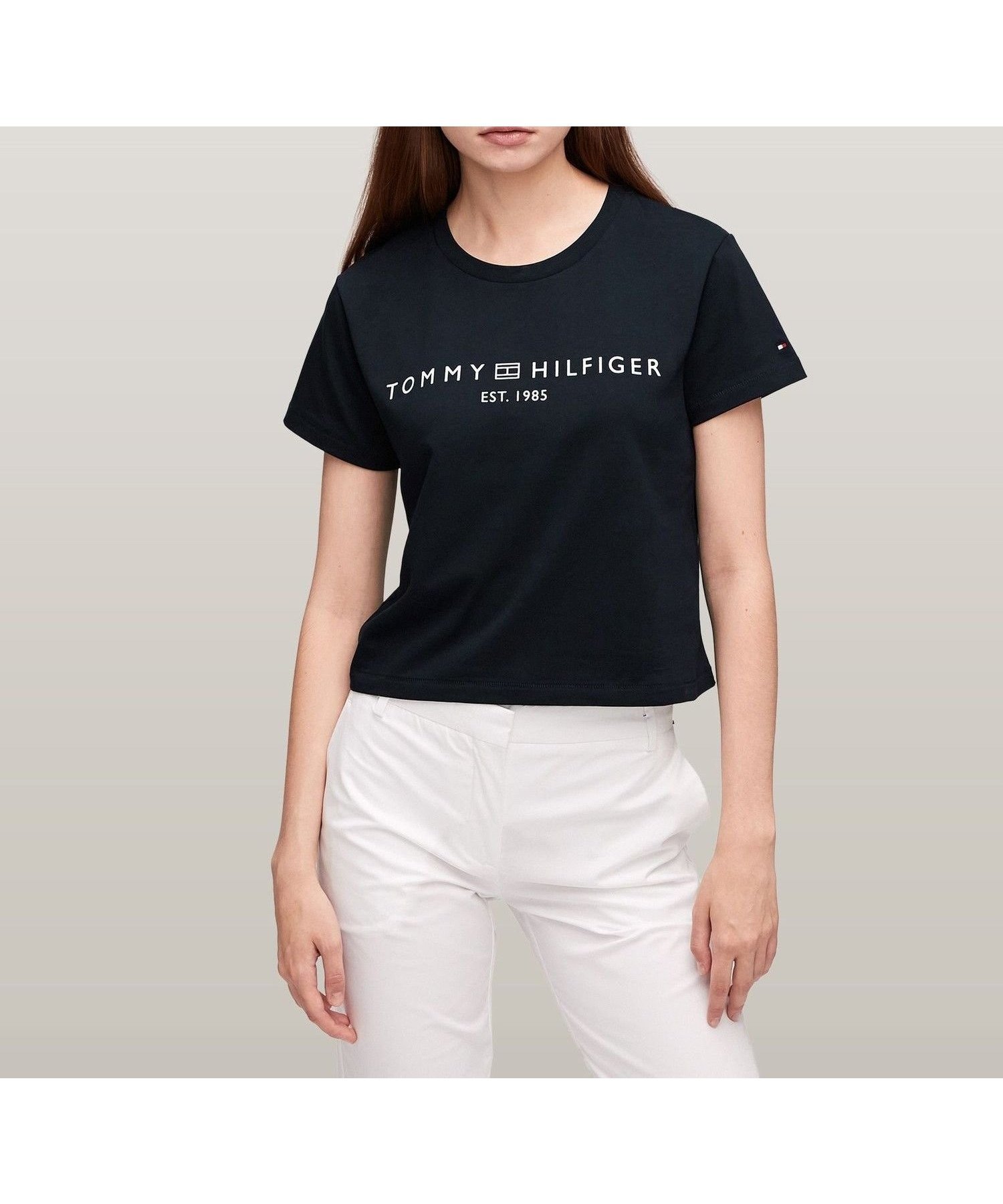 【トミーヒルフィガー/TOMMY HILFIGER】のニートクルーネックTシャツ インテリア・キッズ・メンズ・レディースファッション・服の通販 founy(ファニー) ファッション Fashion レディースファッション Fashion for Women トップス・カットソー Cut & Sew Tops シャツ・ブラウス・オフィスカジュアル Elegant Blouses & Button-Ups ロングTシャツ・Tシャツ Longline T-Shirts & Tees アメリカン American Style クラシック Classic, Timeless Style クロップド Cropped, Short Length コンパクト Compact, Small Size ゴルフ Golf デニム Denim, Jeans Material バランス Balance, Style Balance プリント Print, Printed Pattern ボックス Boxy, Box Shape モダン Modern, Contemporary ワンポイント One Point, Statement Accent 人気 Popular, Best Seller ネイビーDW5|ID: prp329100004808981 ipo3291000000034900938