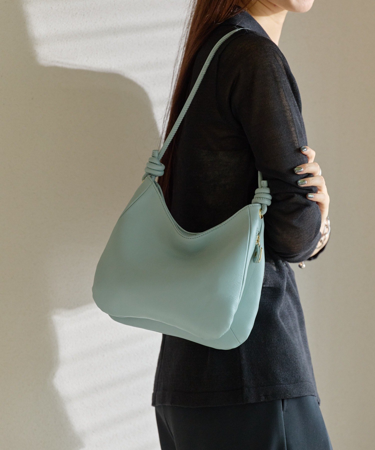 【ジェミール/gemeil】のダブルノットワンショルダーバッグ(PT-210) インテリア・キッズ・メンズ・レディースファッション・服の通販 founy(ファニー) 　ファッション　Fashion　レディースファッション　Fashion for Women　シンプル　Simple, Minimal　スマート　Smart, Elegant　財布　Wallet, Purse　ハンカチ　Handkerchief, Hanky　ポケット　Pocket, Pocket Detail　ポーチ　Pouch, Small Case　ラウンド　Round, Round Neck　リップ　Lip, Lip Motif　ブルー|ID: prp329100004808985 ipo3291000000034901003