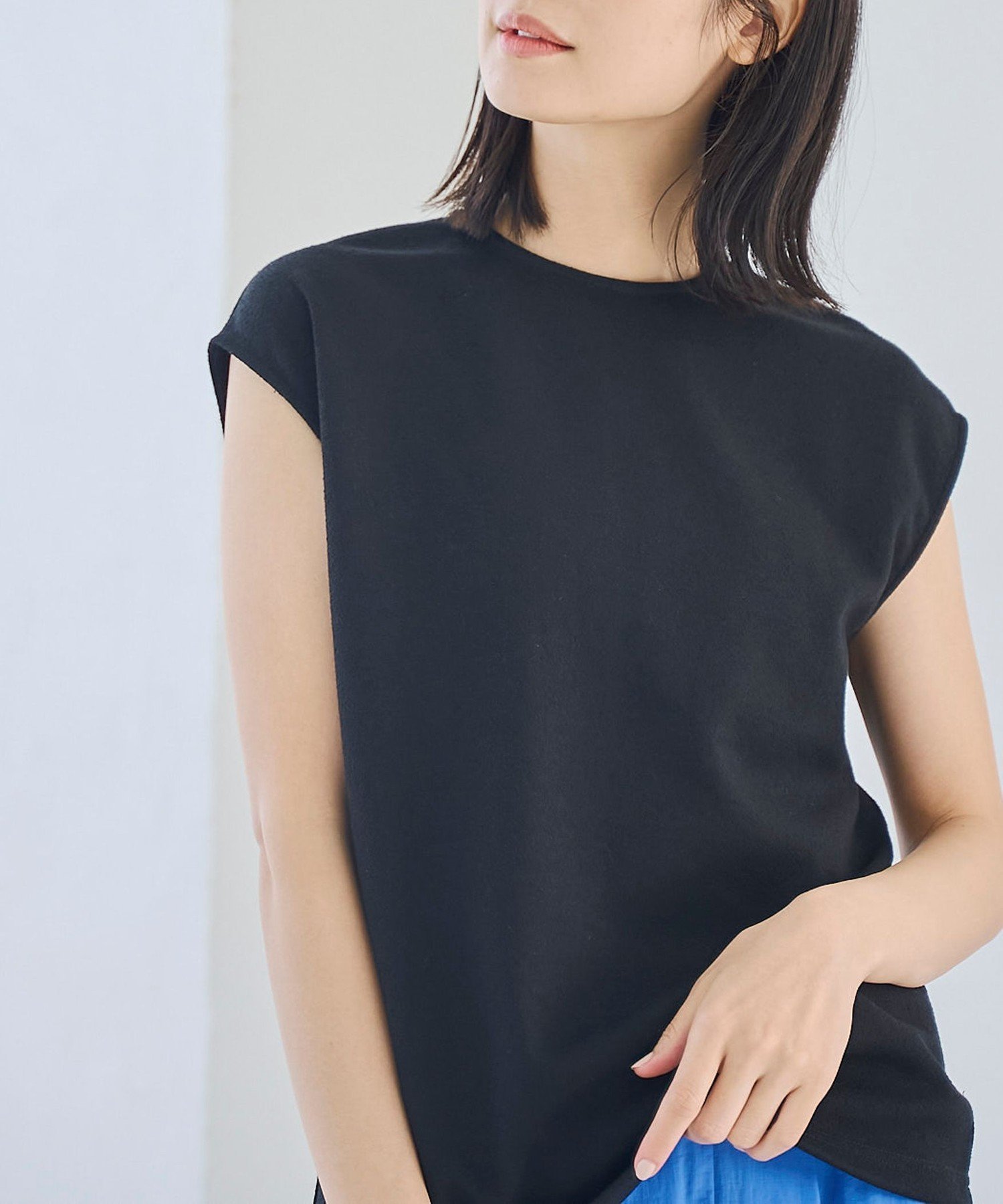 【コーエン/COEN】の【防しわ/マシンウォッシュ】ネップジョーゼットノースリーブプルオーバー インテリア・キッズ・メンズ・レディースファッション・服の通販 founy(ファニー) 　ファッション　Fashion　レディースファッション　Fashion for Women　トップス・カットソー　Cut & Sew Tops　キャミソール&ノースリーブ　Camisoles & Sleeveless Tops　カジュアルプルオーバー・ニットトップス　Pullovers & Knit Tops / Casual Pullovers　カットソー　Cut and Sewn Top　カーディガン　Cardigan, Knitwear　ショート　Short, Short Length　シンプル　Simple, Minimal　ジャケット　Jacket, Outerwear　ジョーゼット　Georgette, Semi-Sheer Fabric　セットアップ　Set-Up, Coordinated Outfit　ツイスト　Tweed, Tweed Fabric　ネップ　Nepp, Slub Yarn　楽ちん　Easy Fit, Comfortable　BLACK|ID: prp329100004808995 ipo3291000000034901114