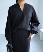 【アンドミー/andme】のダンボール キーネック プルオーバー evernavy エバーネイビー 人気、トレンドファッション・服の通販 founy(ファニー) ファッション Fashion レディースファッション Fashion for Women トップス・カットソー Cut & Sew Tops カジュアルプルオーバー・ニットトップス Pullovers & Knit Tops / Casual Pullovers 軽量 Lightweight, Ultra Light ジップ Zip, Zipper ストレッチ Stretch, Stretchy Fabric スリット Slit, Slit Detail デニム Denim, Jeans Material トレンド Trend, Trending Now 定番 Standard, Basic Item ヘムライン Hemline, Bottom Cut おすすめ Recommended / Our Picks エレガント 上品 Elegant thumbnail ブラック|ID: prp329100004808997 ipo3291000000034901127