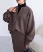 【アンドミー/andme】のダンボール キーネック プルオーバー evernavy エバーネイビー 人気、トレンドファッション・服の通販 founy(ファニー) ファッション Fashion レディースファッション Fashion for Women トップス・カットソー Cut & Sew Tops カジュアルプルオーバー・ニットトップス Pullovers & Knit Tops / Casual Pullovers 軽量 Lightweight, Ultra Light ジップ Zip, Zipper ストレッチ Stretch, Stretchy Fabric スリット Slit, Slit Detail デニム Denim, Jeans Material トレンド Trend, Trending Now 定番 Standard, Basic Item ヘムライン Hemline, Bottom Cut おすすめ Recommended / Our Picks エレガント 上品 Elegant thumbnail チャコールブラウン|ID: prp329100004808997 ipo3291000000034901129