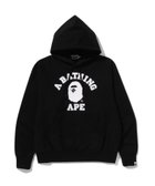 【ア ベイシング エイプ/A BATHING APE】のCLASSIC COLLEGE PULLOVER HOODIE 人気、トレンドファッション・服の通販 founy(ファニー) ファッション Fashion レディースファッション Fashion for Women トップス・カットソー Cut & Sew Tops カジュアルプルオーバー・ニットトップス Pullovers & Knit Tops / Casual Pullovers フロント Front, Front Design プリント Print, Printed Pattern thumbnail BLACK|ID: prp329100004809004 ipo3291000000034901169
