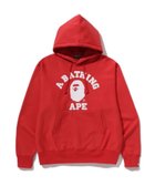 【ア ベイシング エイプ/A BATHING APE】のCLASSIC COLLEGE PULLOVER HOODIE 人気、トレンドファッション・服の通販 founy(ファニー) ファッション Fashion レディースファッション Fashion for Women トップス・カットソー Cut & Sew Tops カジュアルプルオーバー・ニットトップス Pullovers & Knit Tops / Casual Pullovers フロント Front, Front Design プリント Print, Printed Pattern thumbnail RED|ID: prp329100004809004 ipo3291000000034901173