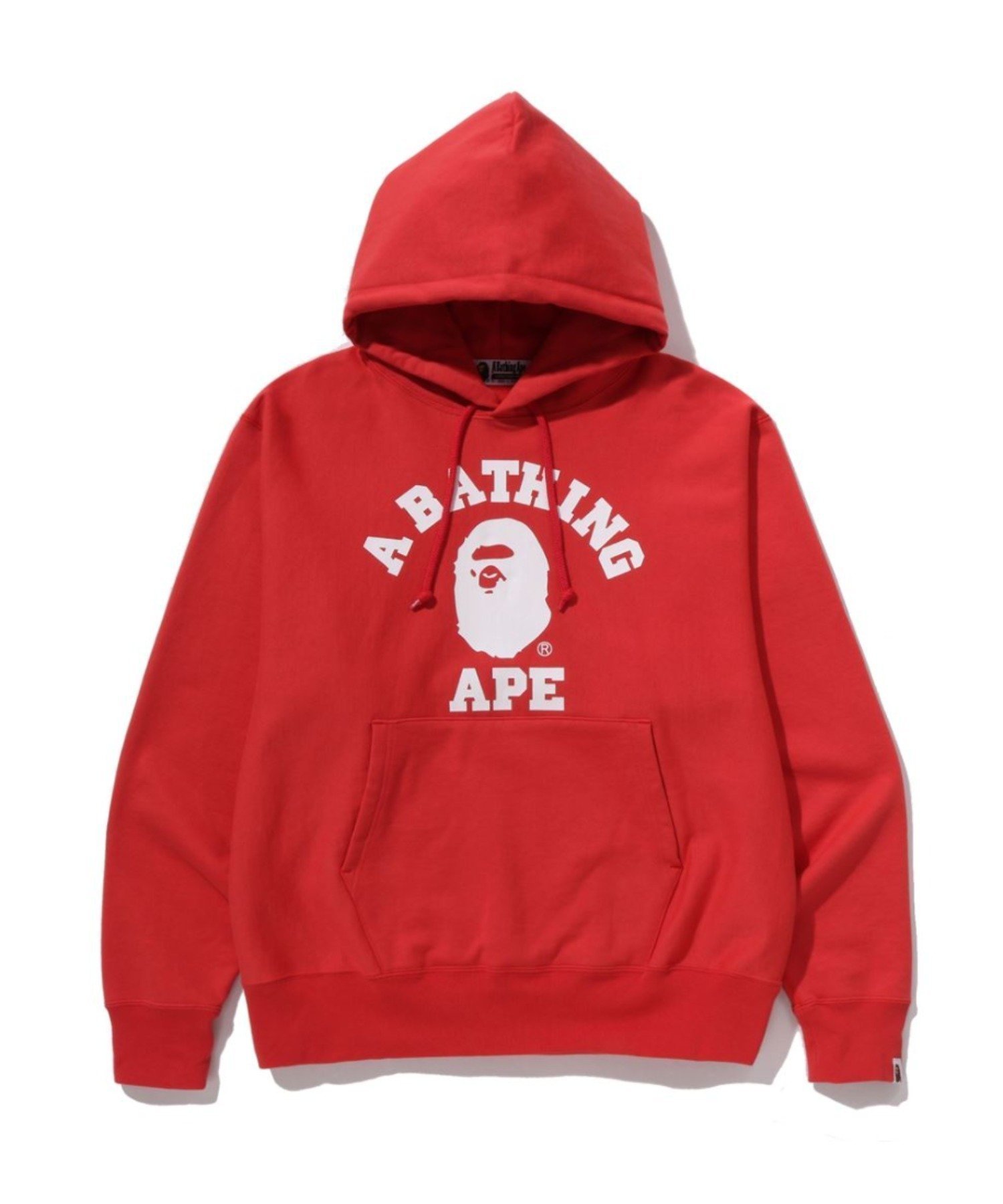 【ア ベイシング エイプ/A BATHING APE】のCLASSIC COLLEGE PULLOVER HOODIE インテリア・キッズ・メンズ・レディースファッション・服の通販 founy(ファニー) 　ファッション　Fashion　レディースファッション　Fashion for Women　トップス・カットソー　Cut & Sew Tops　カジュアルプルオーバー・ニットトップス　Pullovers & Knit Tops / Casual Pullovers　フロント　Front, Front Design　プリント　Print, Printed Pattern　RED|ID: prp329100004809004 ipo3291000000034901173