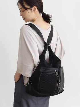 【ラシュッド/LASUD】のマルチウェイメッシュバックパック 人気、トレンドファッション・服の通販 founy(ファニー) ファッション Fashion レディースファッション Fashion for Women バッグ Bags コンパクト Compact, Small Size ショルダー Shoulder, Shoulder Strap スマホ Smartphone, Mobile Device ポケット Pocket, Pocket Detail メッシュ Mesh, Net Fabric 今季 This Season, Current Season 手帳 Planner, Notebook 旅行 Travel 財布 Wallet, Purse |ID:prp329100004809033