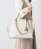 【トライシル/Trysil】の【お仕事/シーズンレス/ロングセラー】LILY/横型A4トートバッグ アイボリー|ID: prp329100004809034 ipo3291000000034901387