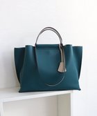 【トライシル/Trysil】の【お仕事/シーズンレス/ロングセラー】LILY/横型A4トートバッグ ブルーグリーン|ID: prp329100004809034 ipo3291000000034901399