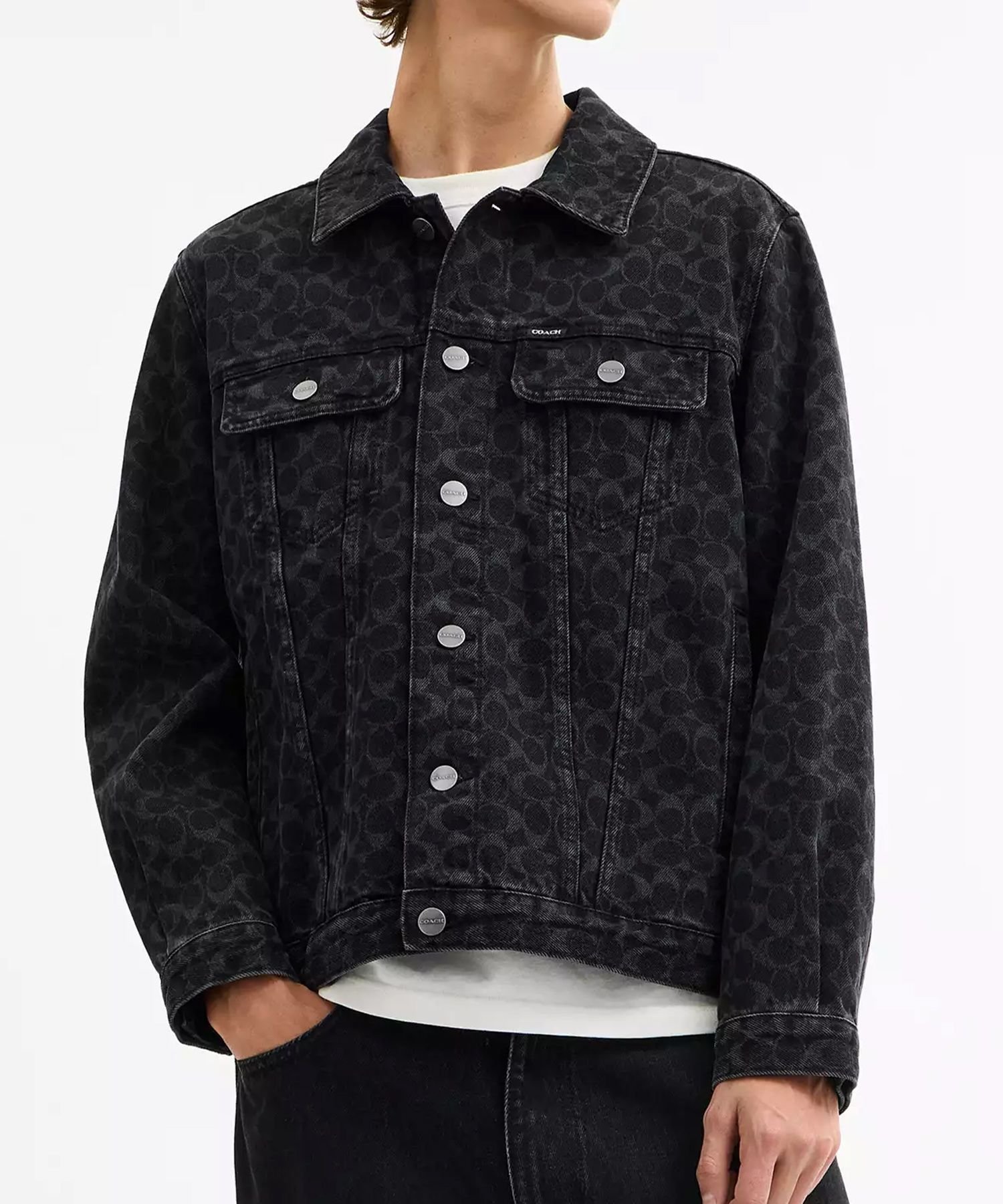 【コーチ/COACH / MEN】の【公式】シグネチャー デニム ジャケット 人気、トレンドファッション・服の通販 founy(ファニー) ファッション Fashion メンズファッション Fashion for Men アウトレット Outlet / Clearance シューズ Shoes, Footwear ジャケット Jacket, Outerwear デニム Denim, Jeans Material トリミング Trimming, Decorative Edge フラップ Flap, Flap Pocket フロント Front, Front Design ポケット Pocket, Pocket Detail メンズ Men's, Menswear 洗える Machine Washable 財布 Wallet, Purse other-1|ID: prp329100004809036 ipo3291000000034901419